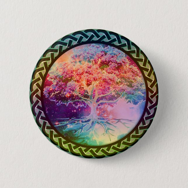 Tree of Life Tranquility Button (Front)