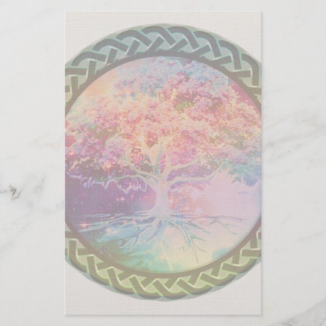 Tree of Life Tranquility Stationery (Front)