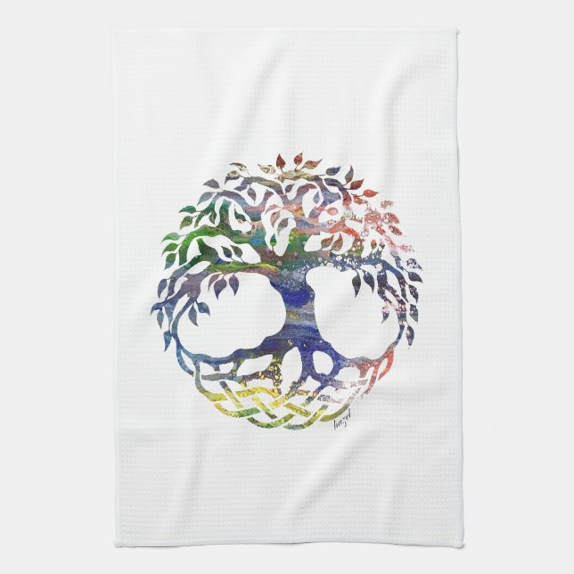 tree of life,tree of life,tree of life gifts, kitchen towel (Vertical)