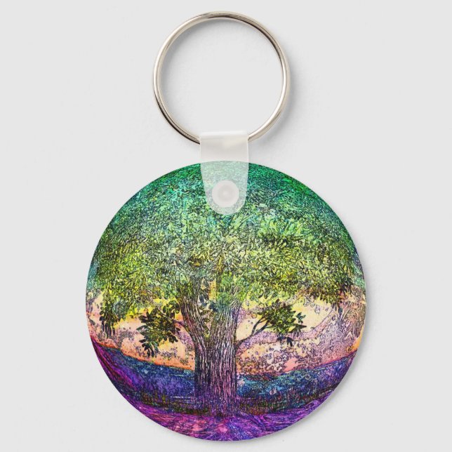 Tree of Life Truth Seeker Keychain (Front)
