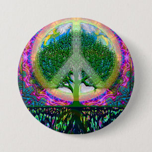 Tree of Life Unity and Peace Button