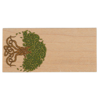 Tree of life USB Wood USB Flash Drive