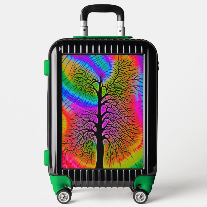 [Tree of Life] v2 Colorful Rainbow Tie-Dye Carry