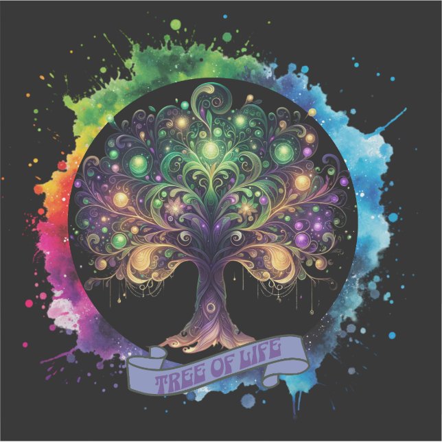 Tree of Life v2 Sticker (Front)