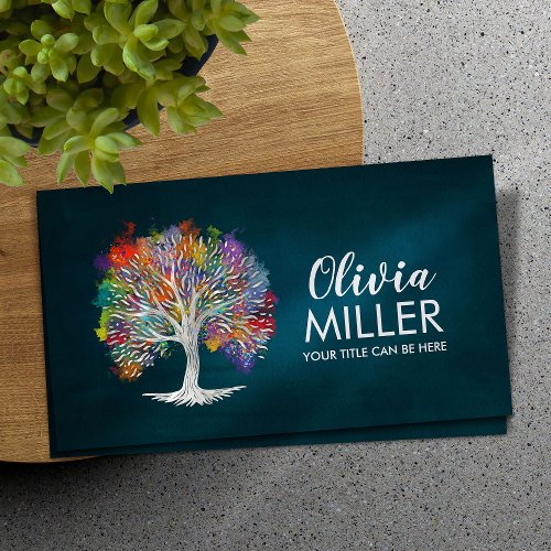 Tree of life _ Watercolor Business Card