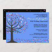 Tree of Life Wedding Anniversary Party Invitation (Front/Back)