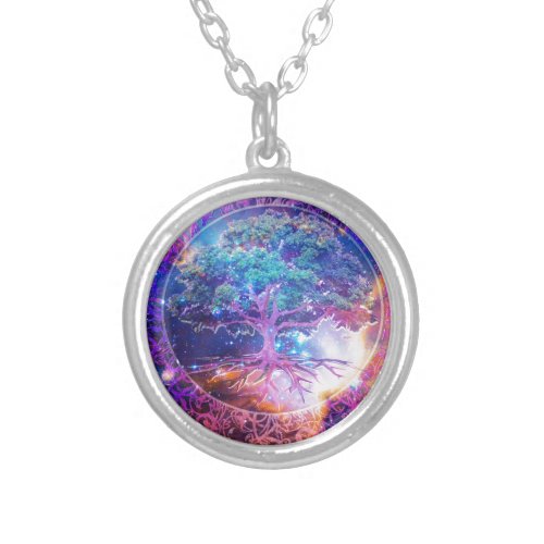 Tree of Life Wellness Silver Plated Necklace