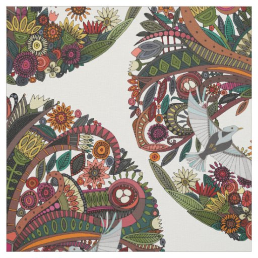 tree of life white fabric