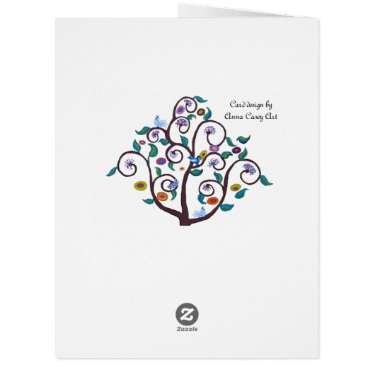 Tree of Life with birds and flowers (Back)