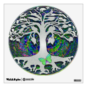 Tree of Life with Butterfly Wall Decal