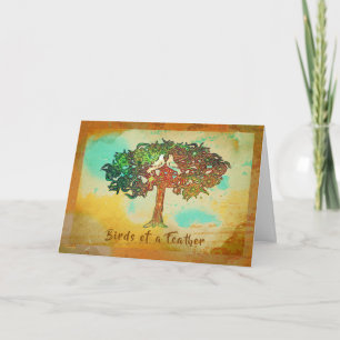 Tree of Life with Doves Card