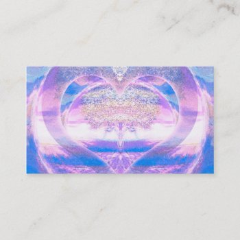Tree Of Life With Heart Business Card by HeartsonEverything at Zazzle