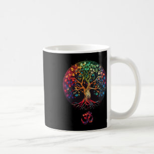 Tree Of Life With Om Symbol Yoga  Coffee Mug