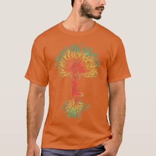 Tree of Life with Woman Yoga Tee Chakra Haka Yoga