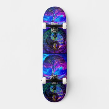 Tree Of Life With Yin Yangs Skateboard by thetreeoflife at Zazzle