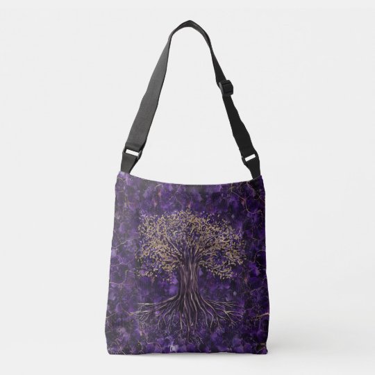 tree of life cross body bag