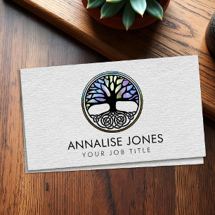 Tree of Life Yggdrasil Business Card