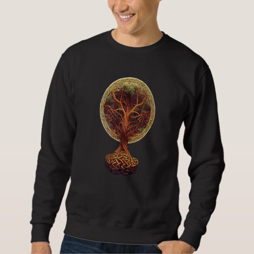 Tree Of Life Yggdrasil Celtic Knotwork Norse Symbo