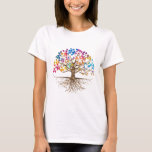 Tree Of Life - Yggdrasil - Colorful Leaves T-shirt at Zazzle