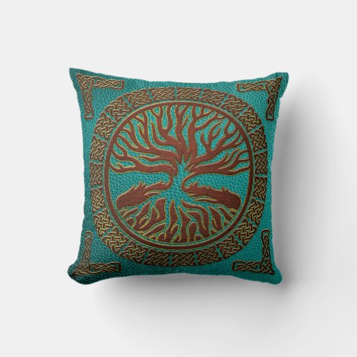 Tree of life  -Yggdrasil  - Embossed Faux Leather