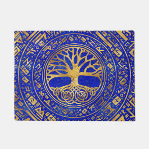 Tree of life -Yggdrasil - Lapis Lazuli Doormat