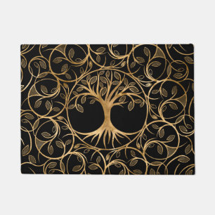 Tree of life - Yggdrasil Mandala frame Doormat