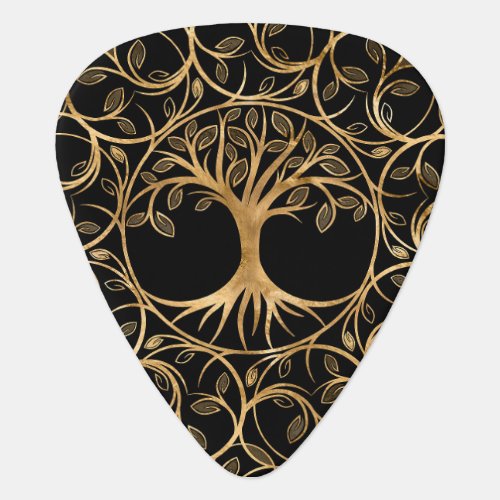Tree of life _ Yggdrasil Mandala frame Guitar Pick