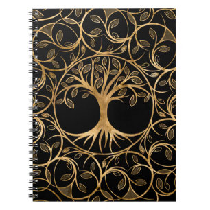 Tree of life - Yggdrasil Mandala frame Notebook