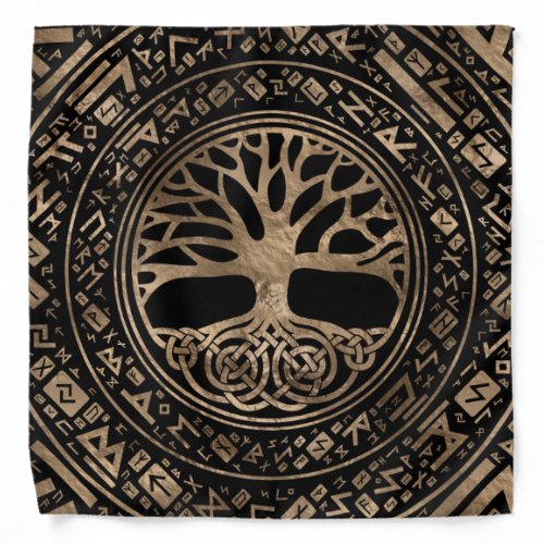 Tree of life _Yggdrasil Runic Pattern Bandana