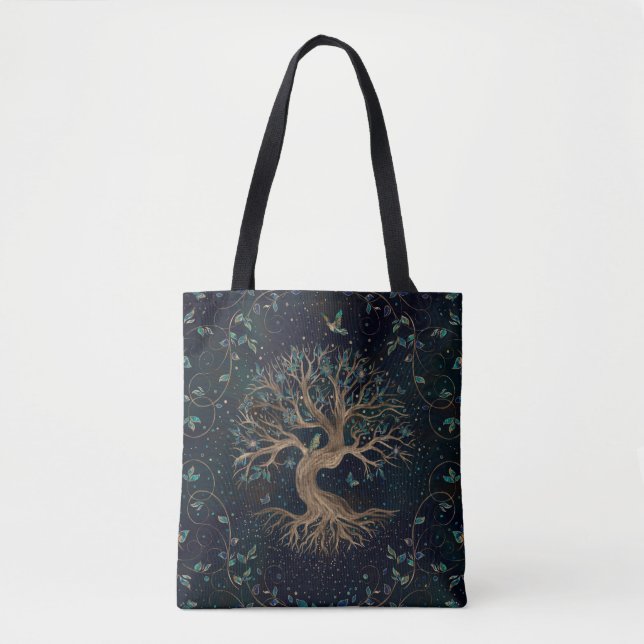 Tree of Life - Yggdrasil Tote Bag (Front)
