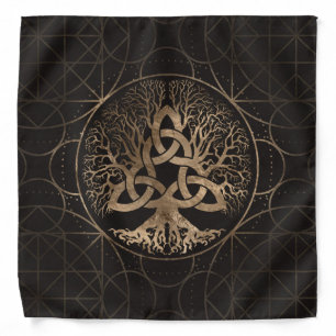 Tree of life -Yggdrasil with Triquetra Bandana