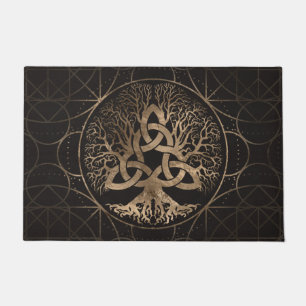 Tree of life -Yggdrasil with Triquetra Doormat