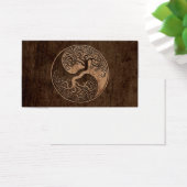 Tree of Life Yin Yang with Wood Grain Effect (Desk)