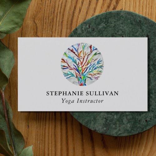 Tree of Life Yoga Instructor Business Card