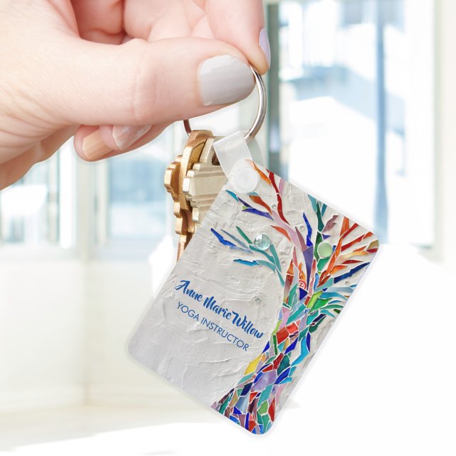 Tree Of Life Yoga Instructor  Keychain (Creator Uploaded)