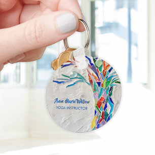 Tree Of Life Yoga Instructor  Keychain