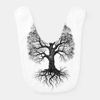 Tree of Life Zen Baby Bib