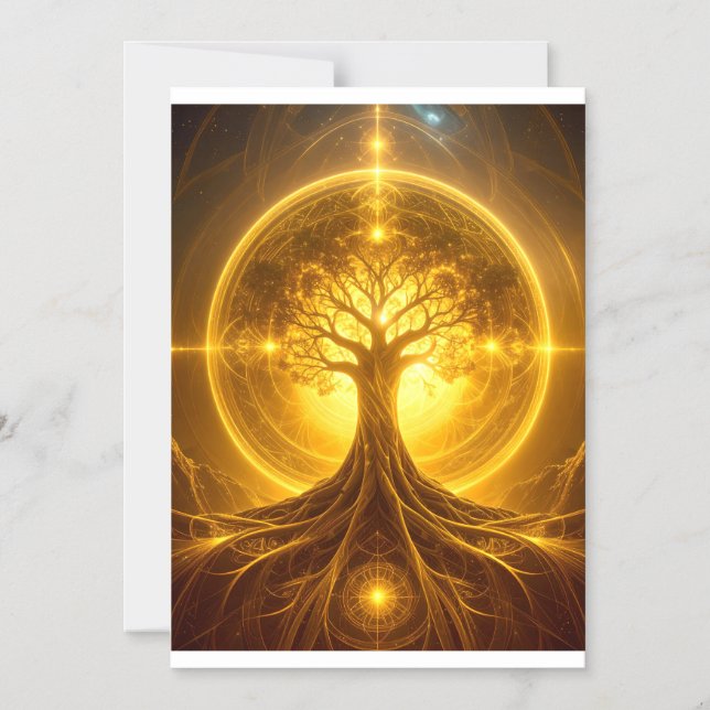 Tree of Life Zen Magnetic Card (Front)
