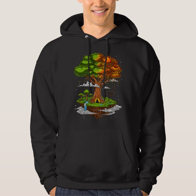 Tree Of Life Zen Meditation Hoodie (Front)