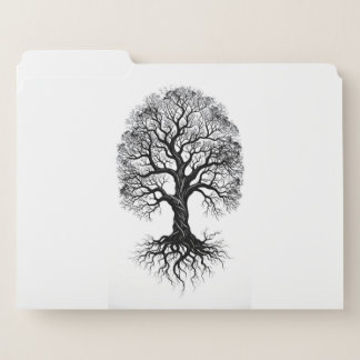 Tree of Life Zen Set of File Folders