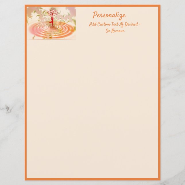 Tree of Life Zen Yoga Namaste Personalized (Front)