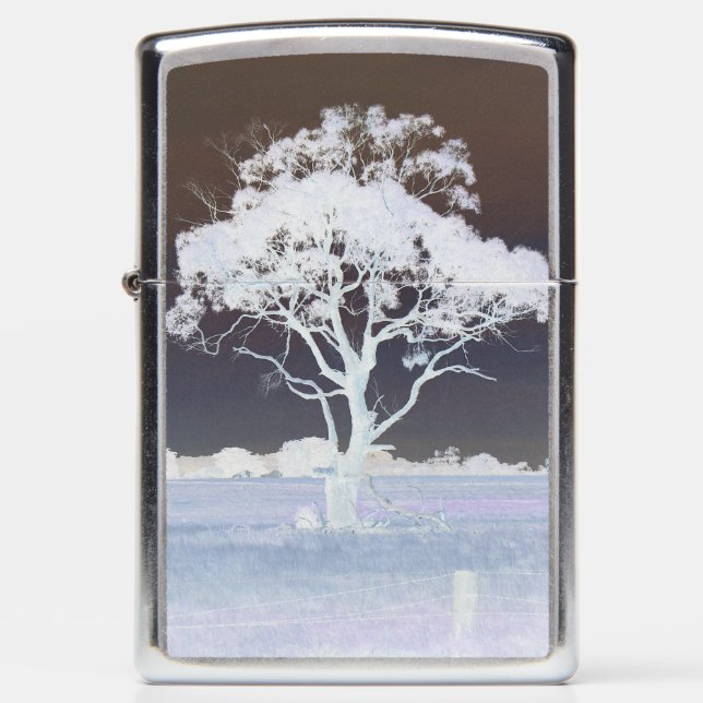 Tree of Life Zippo Street Chrome Pocket Lighter (Front)