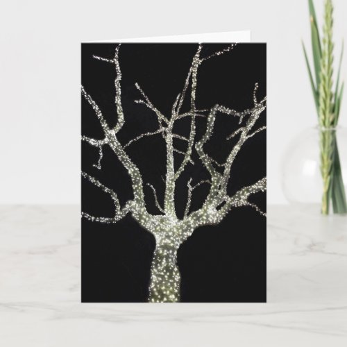 Tree of Light Holiday Card _ Blank