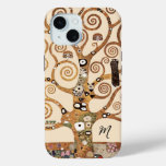 Tree of Live Gustav Klimt Monogram iPhone 15 Case