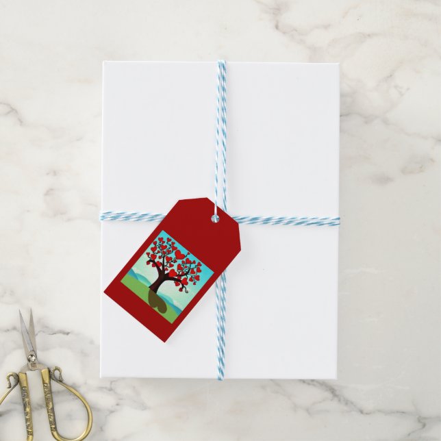 Tree of love gift tags (With Twine)