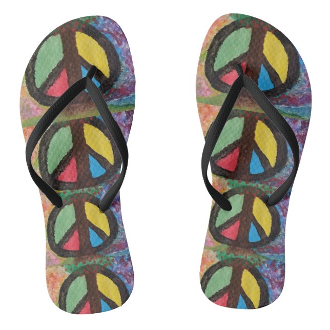 Tree of Peace Flip Flops (Footbed)