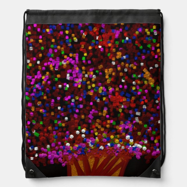 Tree of Prosperity Drawstring Backpack (Front)