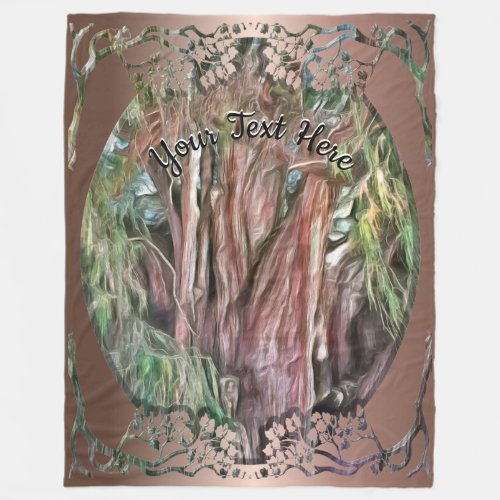 Tree of Tule Oaxaca OAX1 Fleece Blanket