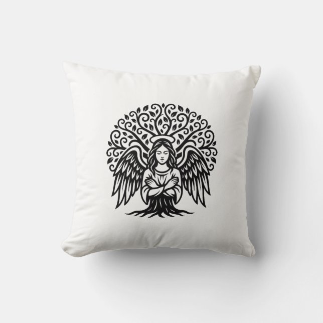 Tree of Wings Pillow (Front)