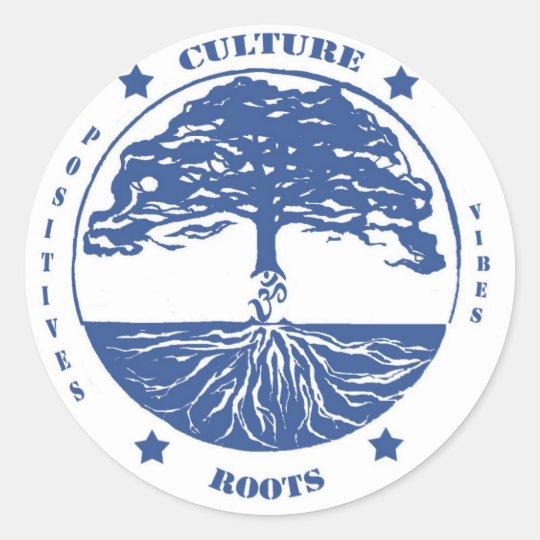tree ohm2 classic round sticker